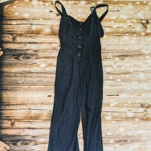 Navy Blue Tank Top Jumpsuit